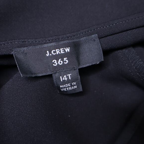 J. CREW 365 Satin Camisole Tank Black Relaxed Lightweight Women's 14T - Picture 4 of 6